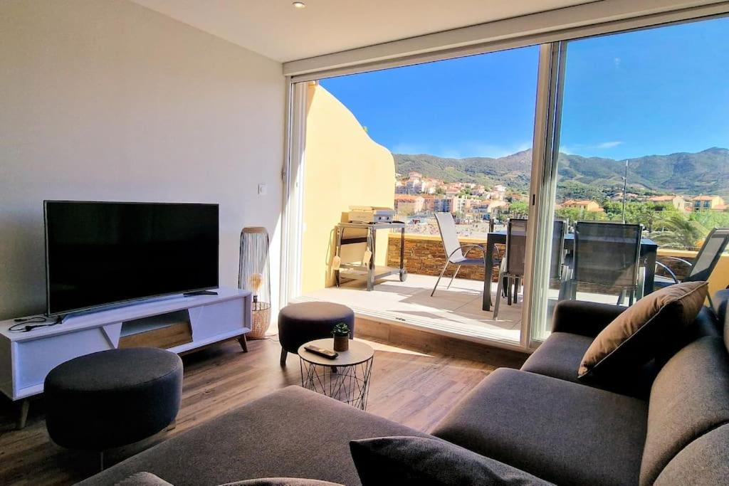Appartement Unique Rare 1Ere Ligne Neuf Clim à Banyuls-sur-Mer Extérieur photo