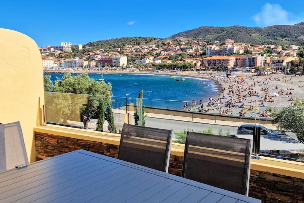 Appartement Unique Rare 1Ere Ligne Neuf Clim à Banyuls-sur-Mer Extérieur photo